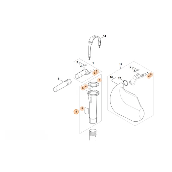STIHL   Rura ssąca SA02 760 3501